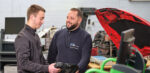 Ausbildung im BTZ Osnabrück bei der Kfz Diagnose.